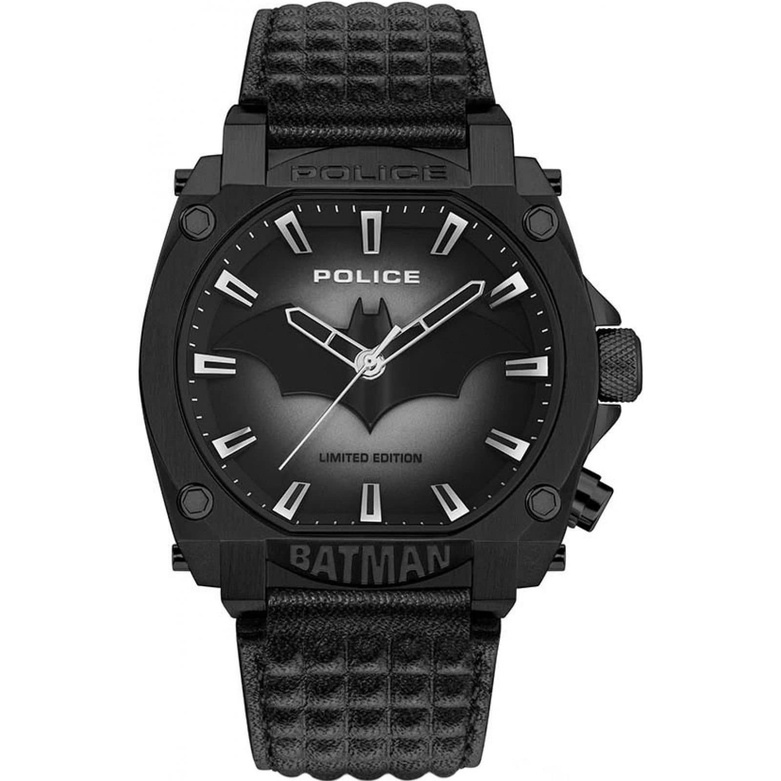 Police Police Men's PEWGD0022601 Forever Batman 45mm Quartz Watch in Black