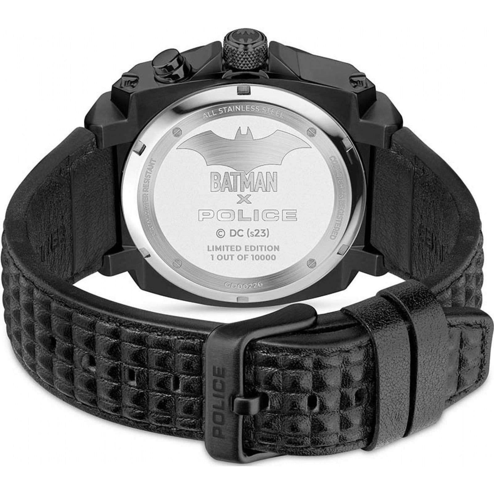 Police Police Men's PEWGD0022601 Forever Batman 45mm Quartz Watch in Black - 4