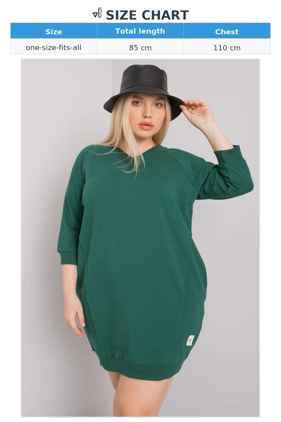 Love Lace Love Lace Women's Daydress with Pockets & 3/4 Sleeves in Green - 4