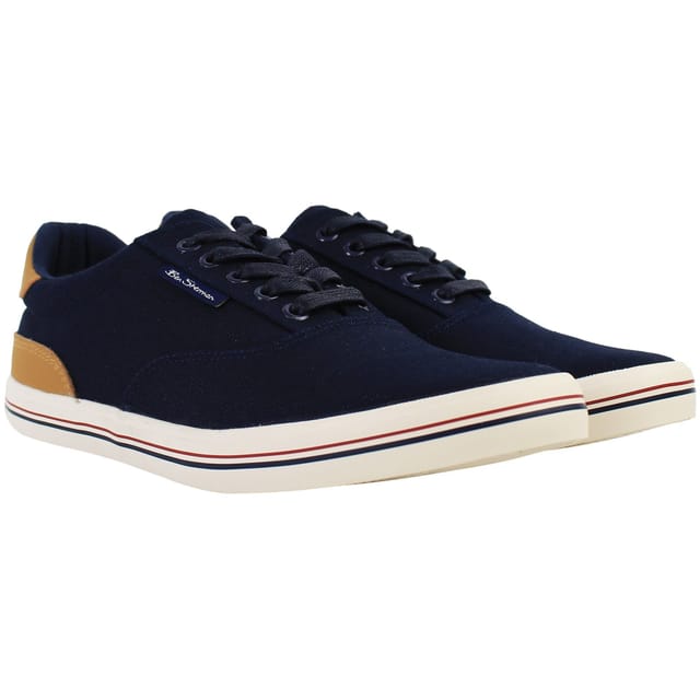 Ben Sherman Ben Sherman Men's Lester Navy Plimsolls - 2