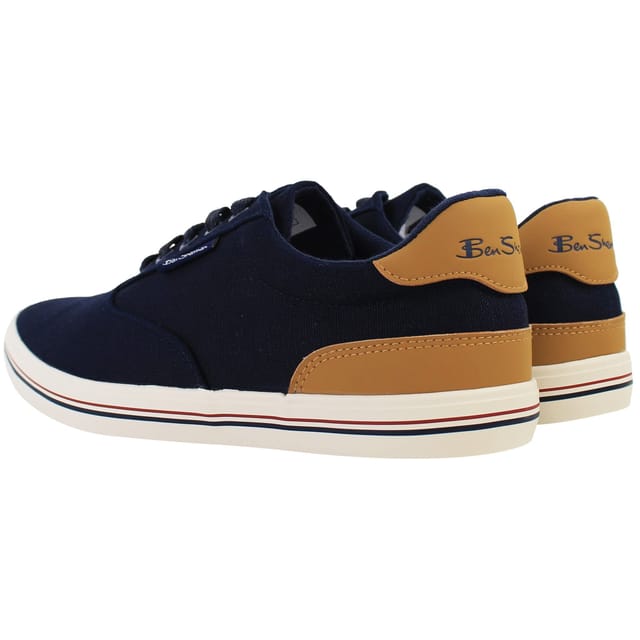 Ben Sherman Ben Sherman Men's Lester Navy Plimsolls - 3