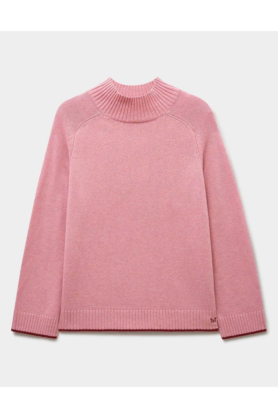 Crew Clothing Crew Clothing Pink Funnel Neck Jumper