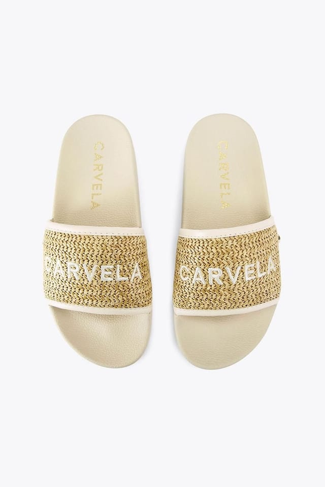 Carvela Carvela Women's 'Sorrento Slider' Sandals in Cream - 2