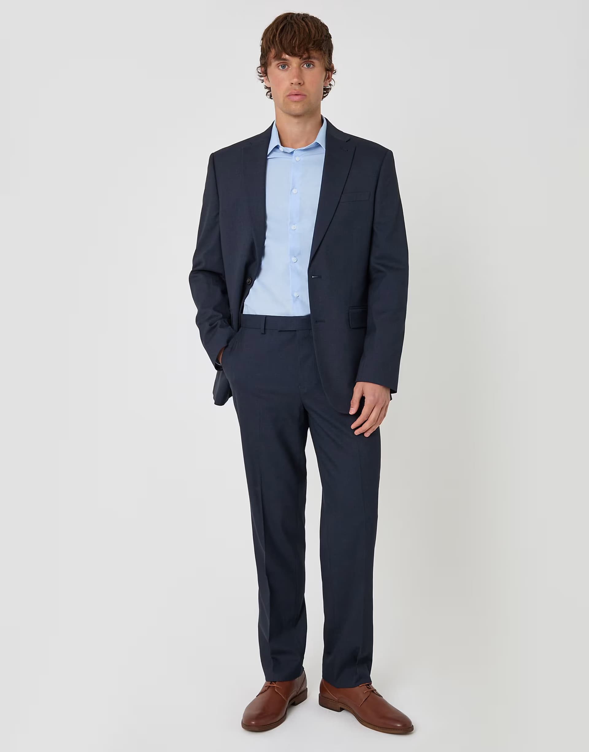 ASOS Threadbare suit in navy