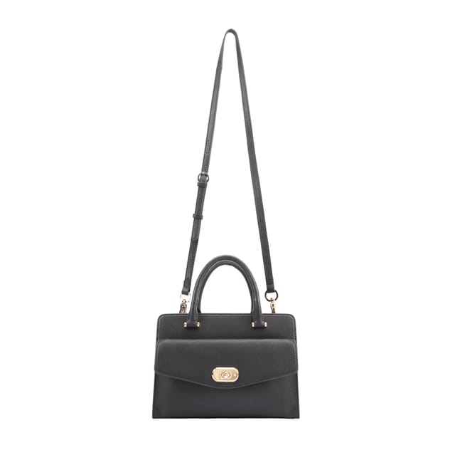 Paul Costelloe Paul Costelloe Women's Eliza Leather Cross Body Bag in Black - 2