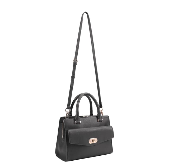 Paul Costelloe Paul Costelloe Women's Eliza Leather Cross Body Bag in Black - 3