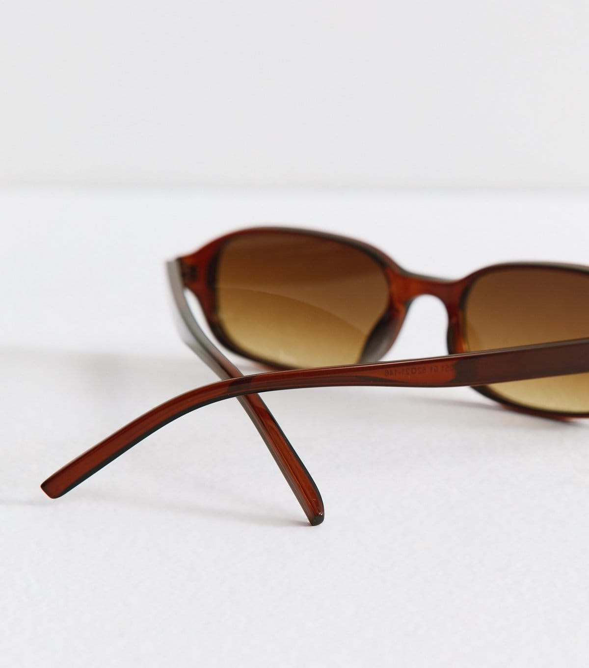 New Look Dark Brown Rectangular Frame Sunglasses New Look - 4