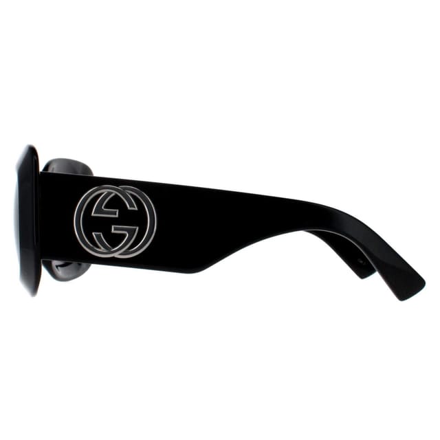 Gucci Gucci Women's Square Black with Silver Grey GG1695S - 3
