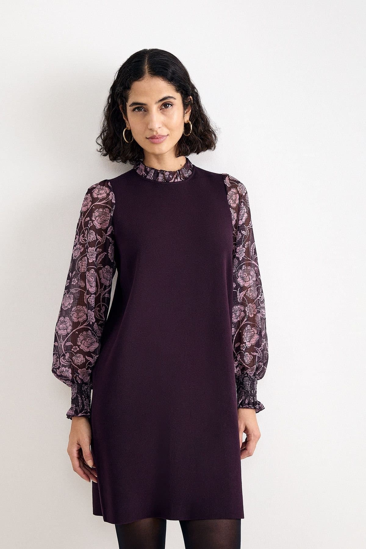 Phase Eight Phase Eight Women's Giselle Knit Dress in Aubergine