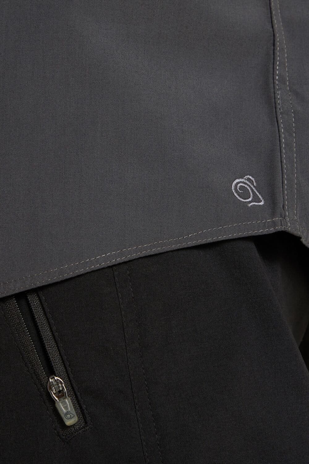 Craghoppers Craghoppers Men's 'Expert Kiwi' Long Sleeved Shirt in Grey - 4