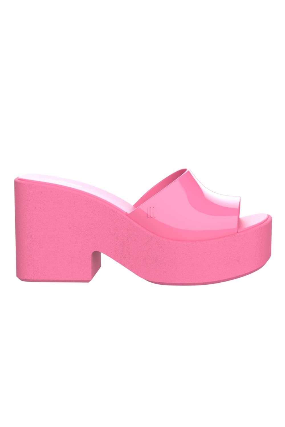Melissa Shoes Melissa Shoes Women's Posh Heeled Jelly Sandals in Pale Pink