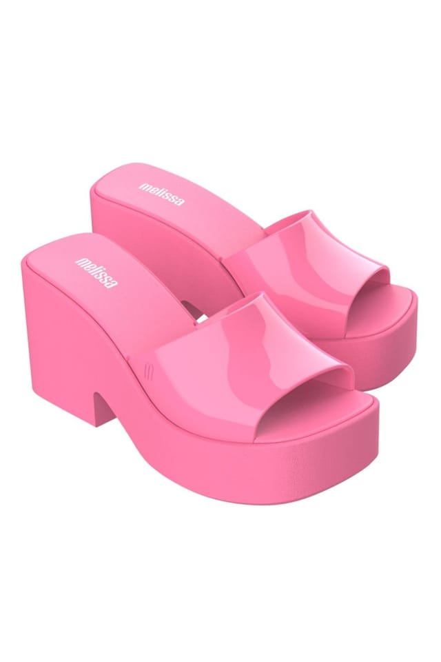 Melissa Shoes Melissa Shoes Women's Posh Heeled Jelly Sandals in Pale Pink - 2