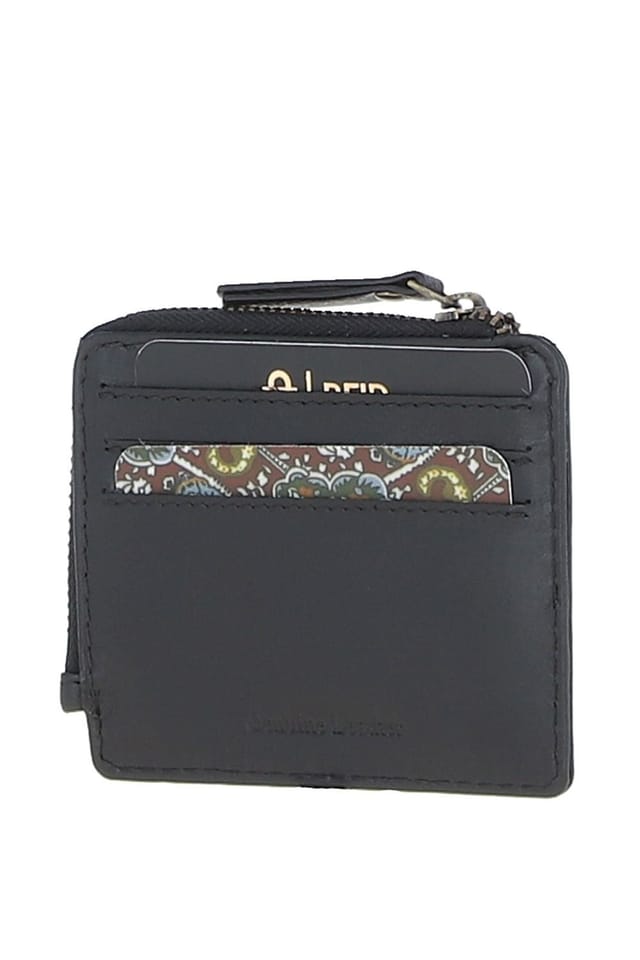 Gabicci GABICCI Men's '805' Real Leather Card Holder in Black - 2