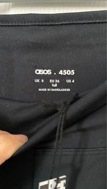 ASOS 4505 Icon soft touch high waist wide leg pants Tall