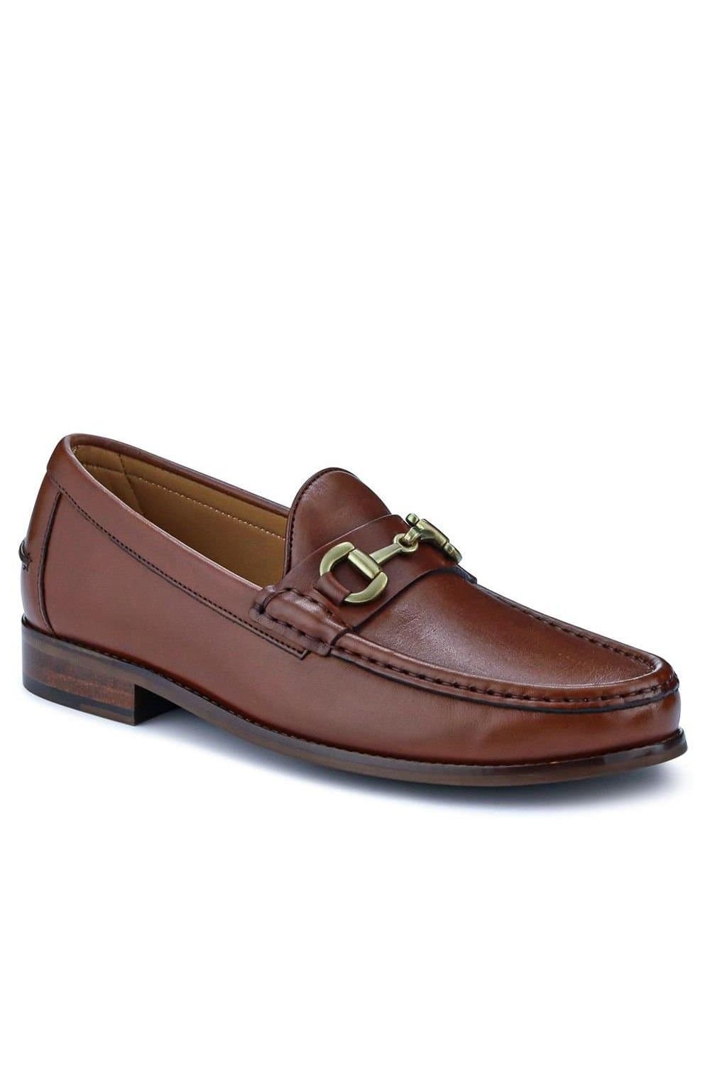 Jones Bootmaker Jones Bootmaker Men's Roan Leather Slip-On Shoes in Light Brown
