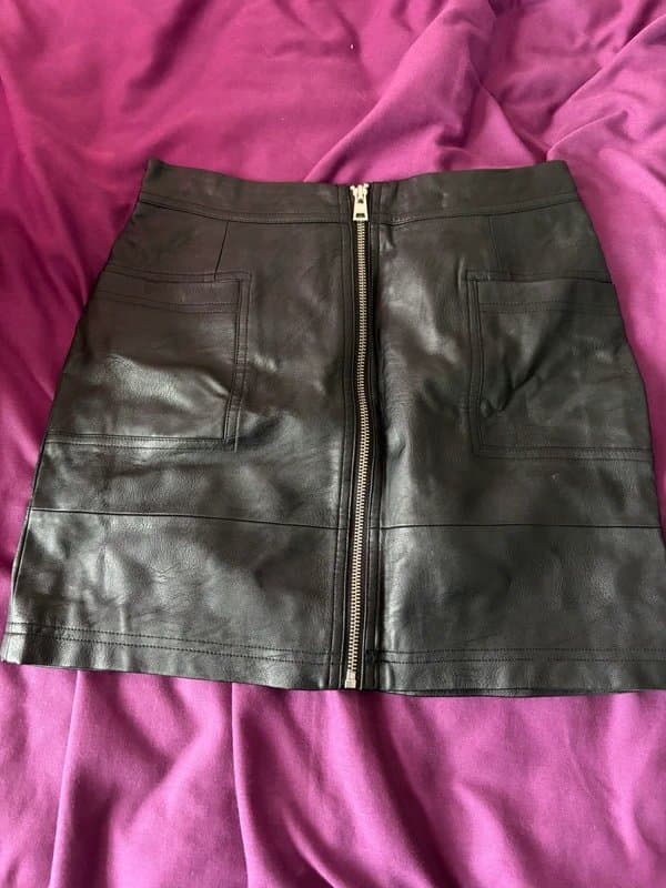 Topshop Women’s leather skirt