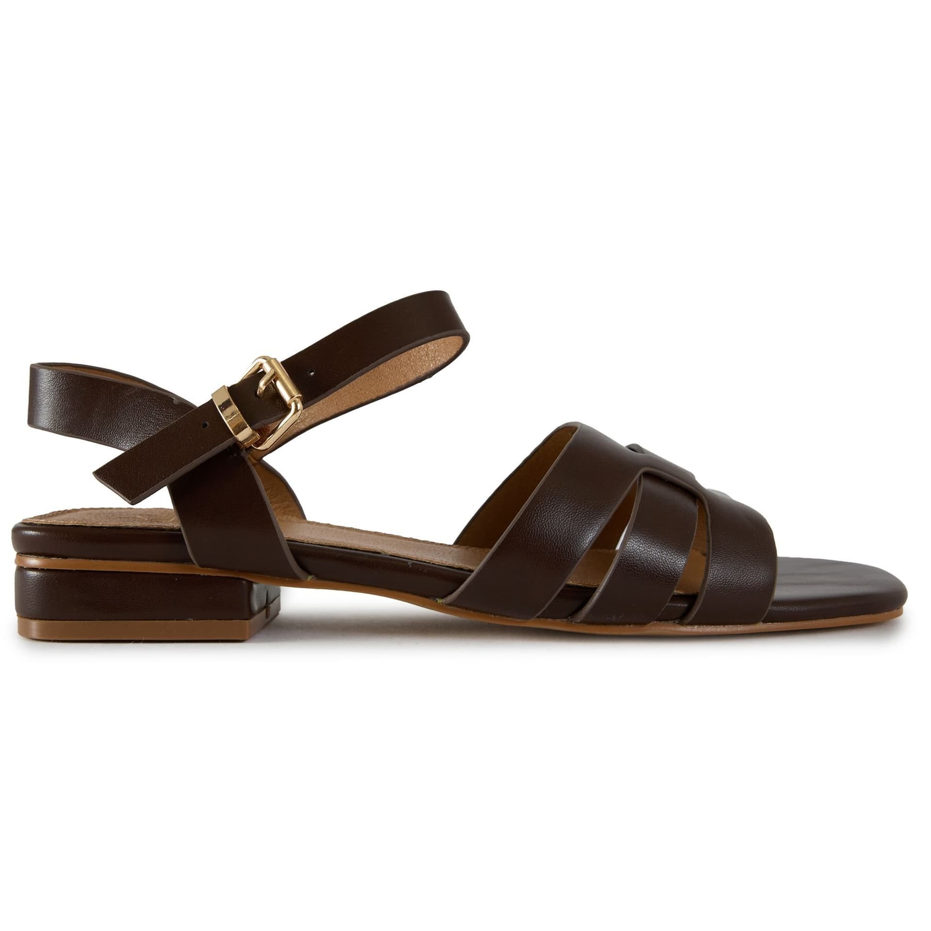 SOLESISTER SOLESISTER Women's January Strappy Sandals in Brown