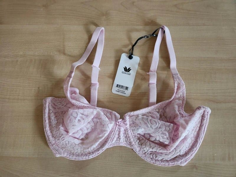 Wacoal Wacoal Halo Lace WA851205 W Underwired Moulded Bra Sweet Pink (534) 34DD