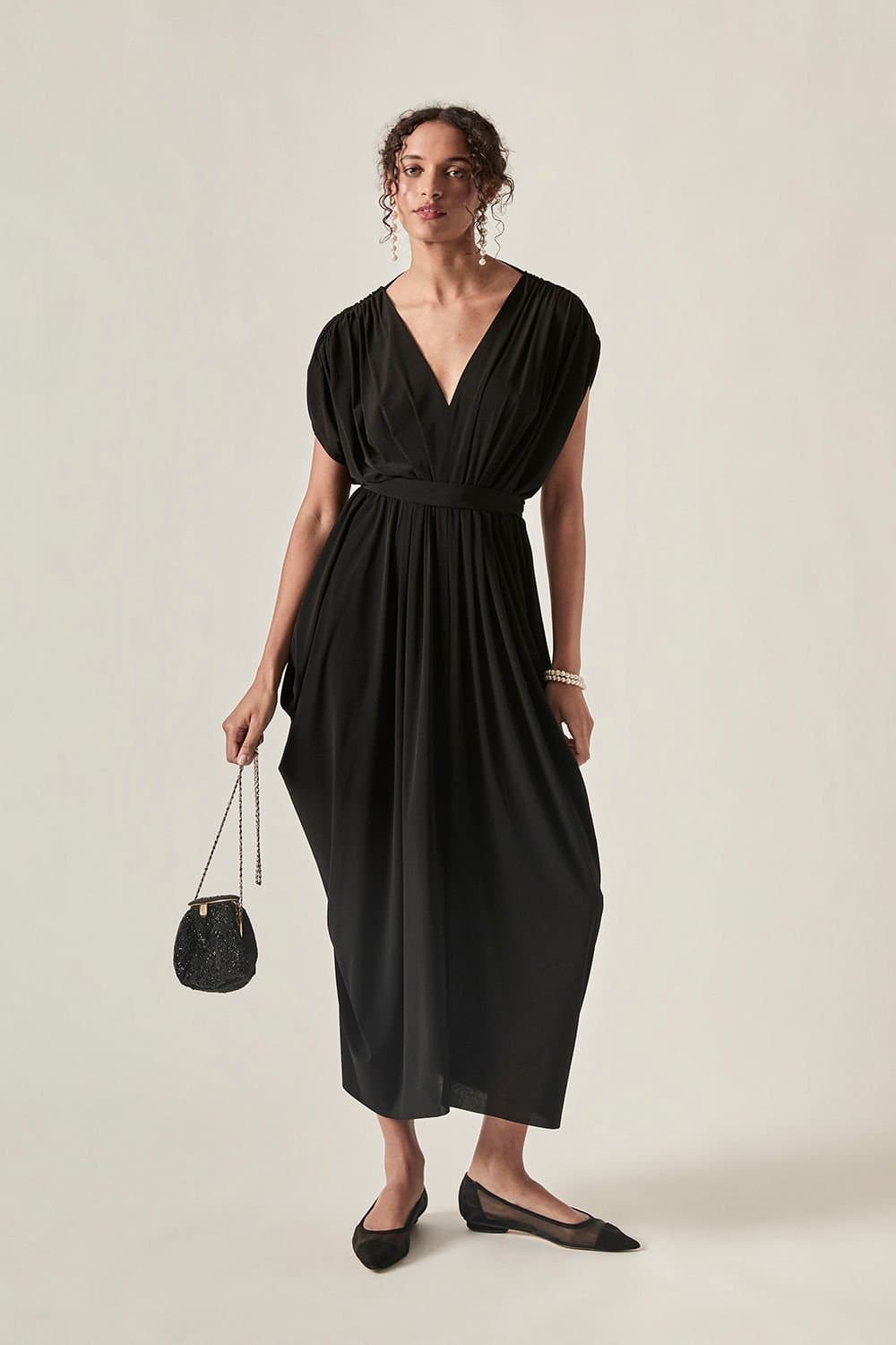 James Lakeland James Lakeland Women's Black Open‑Back Occasion Midi