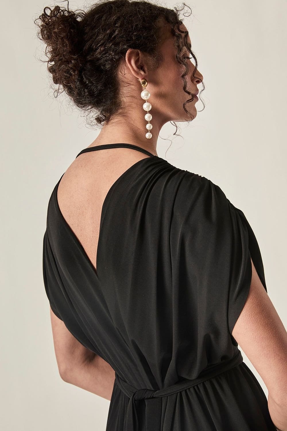 James Lakeland James Lakeland Women's Black Open‑Back Occasion Midi - 4