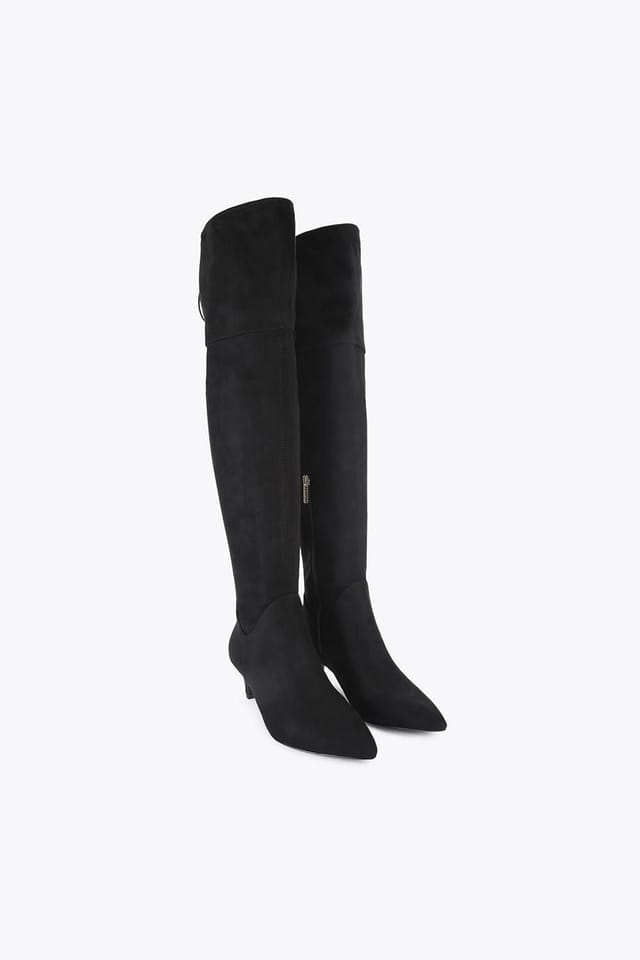 Carvela Carvela Women's 'Franca Otk' Fabric Boots in Black - 2