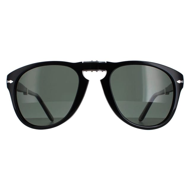 Persol Persol Men's Round Black Green Polarized Sunglasses - 2