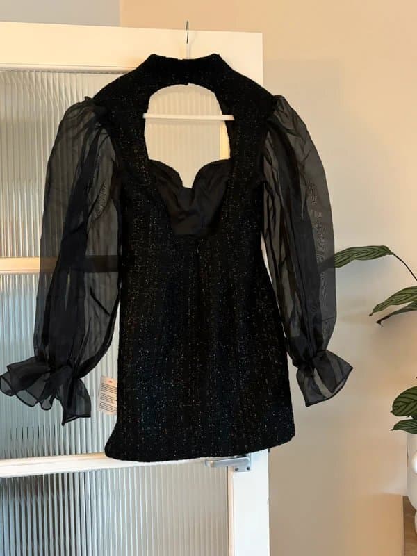 ASOS ASOS Luxe occasion mini black dress