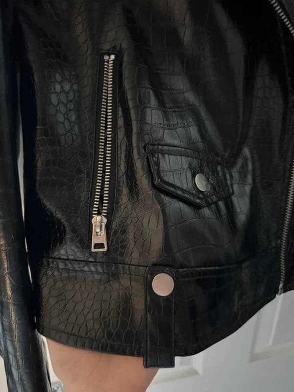 Topshop Black Faux Leather Jacket
