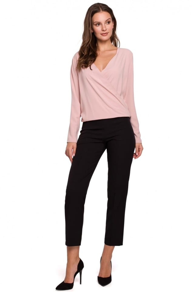Love Lace Love Lace Women's Universal Envelope Cut Light Blouse in Pink - 2