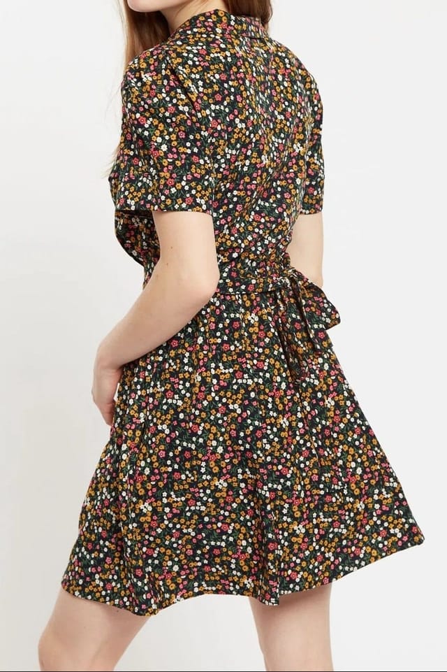 Louche Louche Women's Perry Dippy Ditsy Print Mini Shirtdress - 2