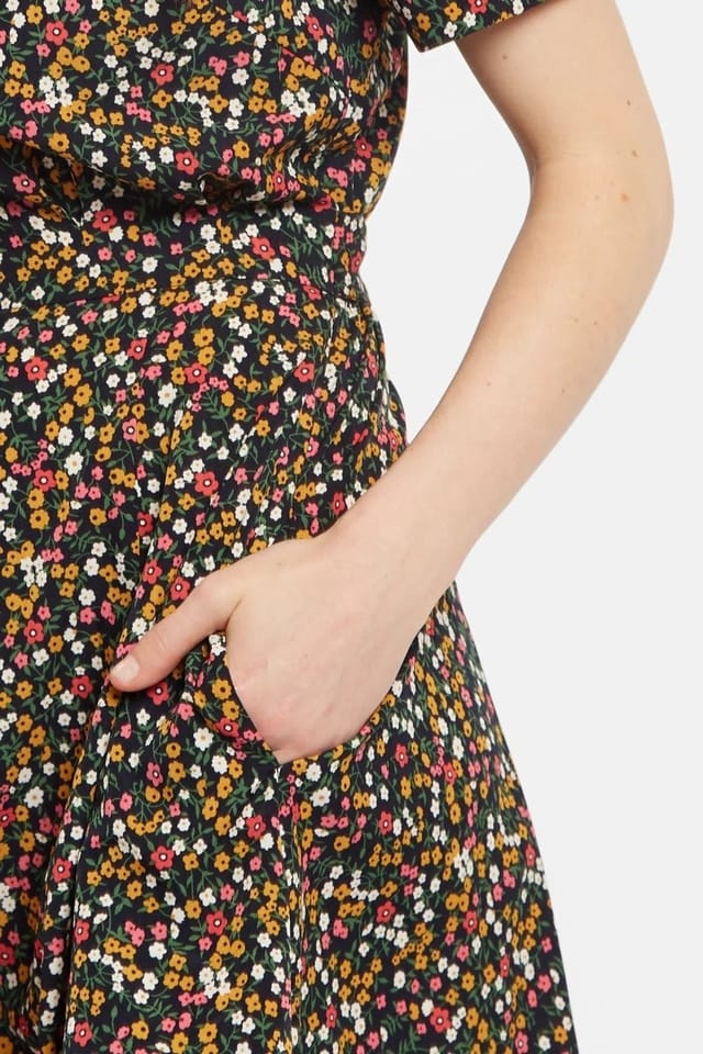 Louche Louche Women's Perry Dippy Ditsy Print Mini Shirtdress - 3