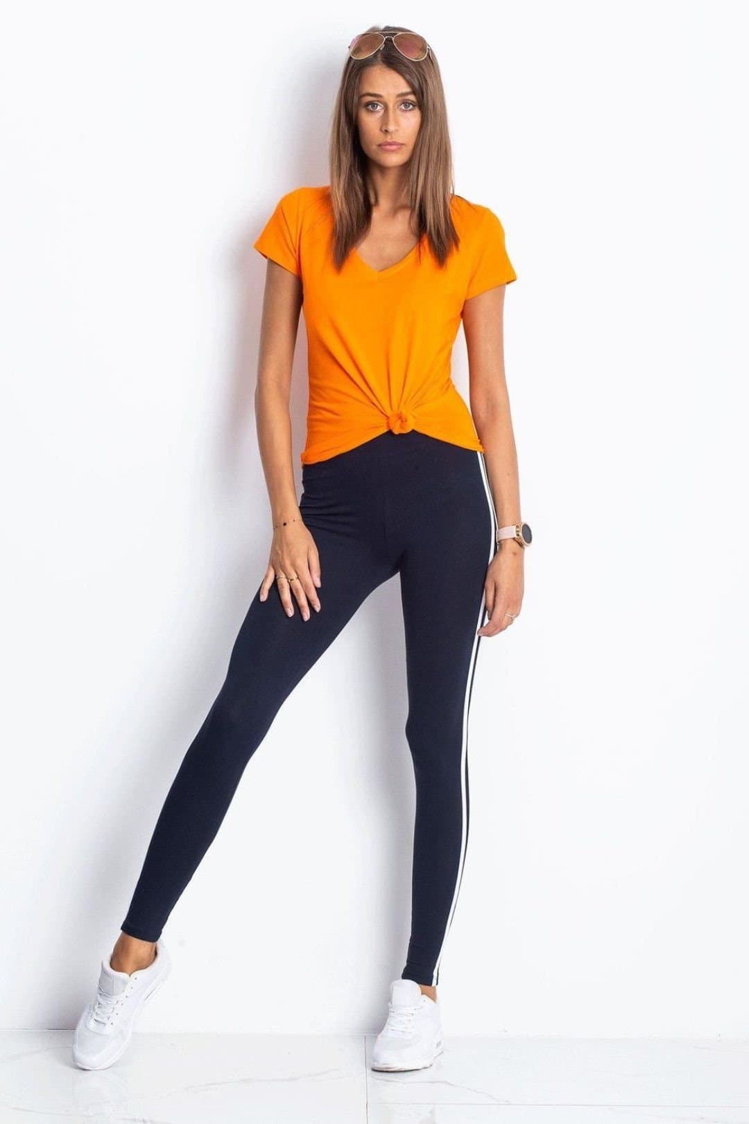 Love Lace Love Lace Women's Breathable Long Fitted Leggings for Daily Use in Blue