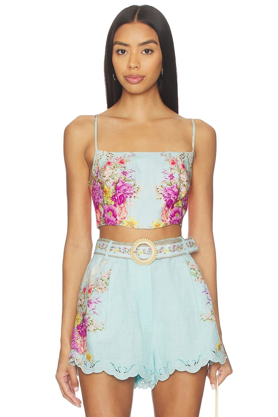 revolve Corset Crop Top