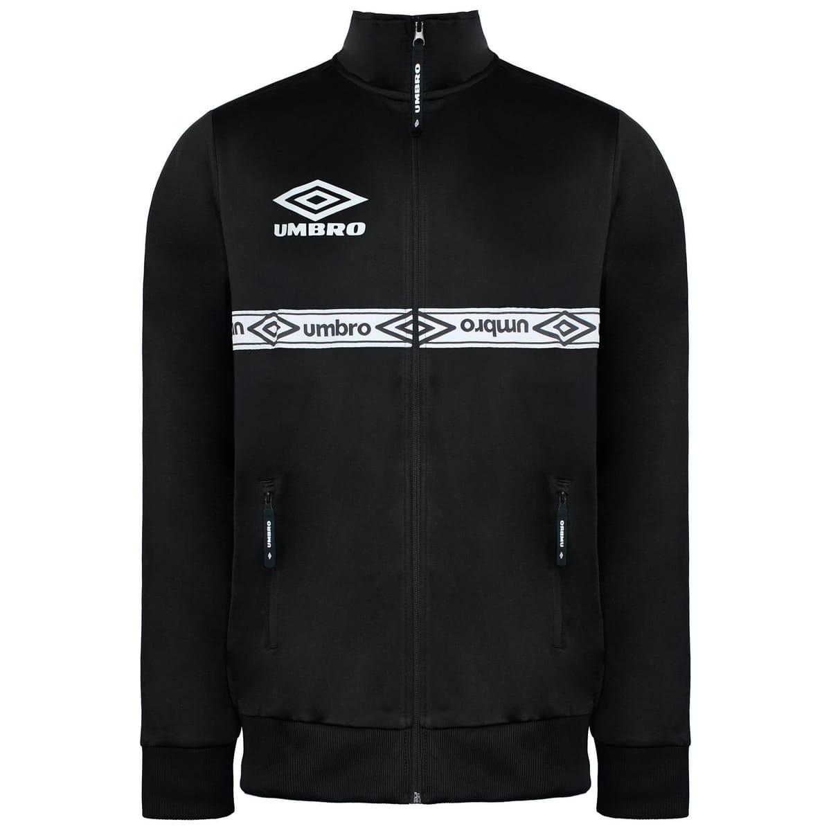 Umbro Umbro Men's Taped Black/White Track Jacket in Black - 1