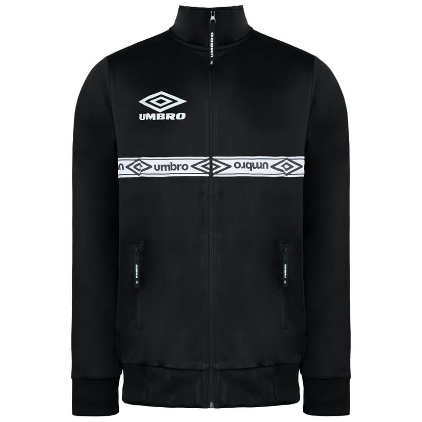 Umbro Umbro Men's Taped Black/White Track Jacket in Black - 1