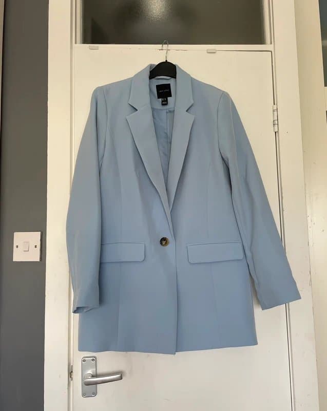 New Look Light blue blazer