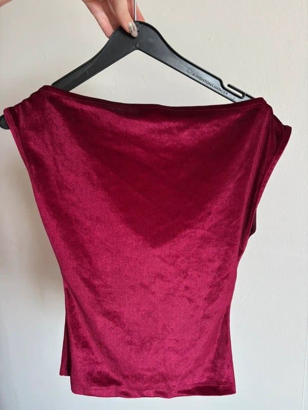 ASOS ASOS velvet top