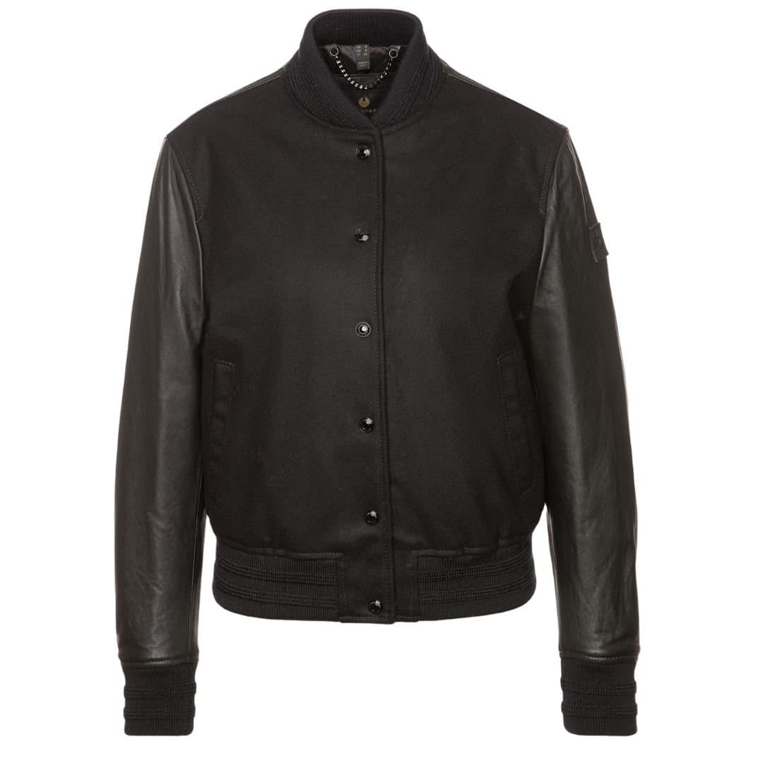 Belstaff Belstaff Women's Willow Black Leather Bomber Jacket