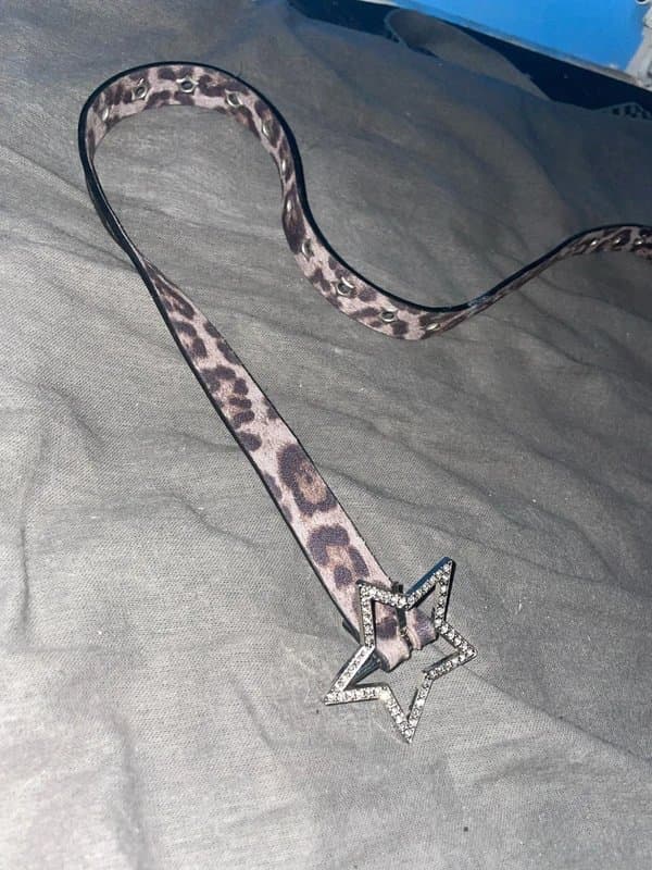 ASOS Purple star Y2K belt