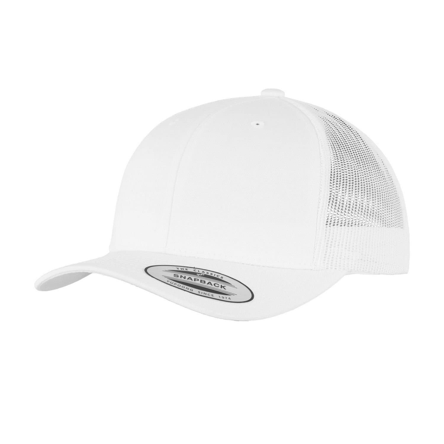 Classic Classic Men's Retro Trucker Cap in White