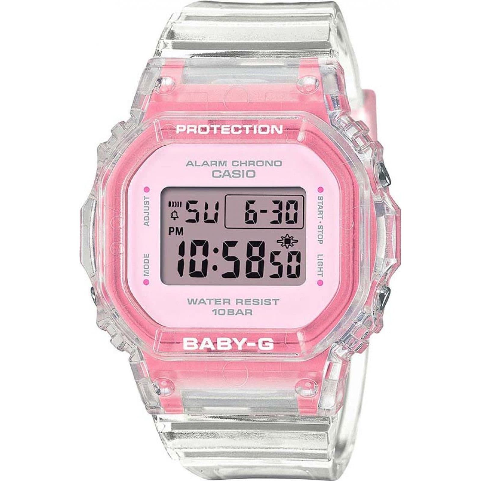 Casio Casio Women's BGD-565SJ-7ER Baby-G 38mm Quartz Watch in Clear