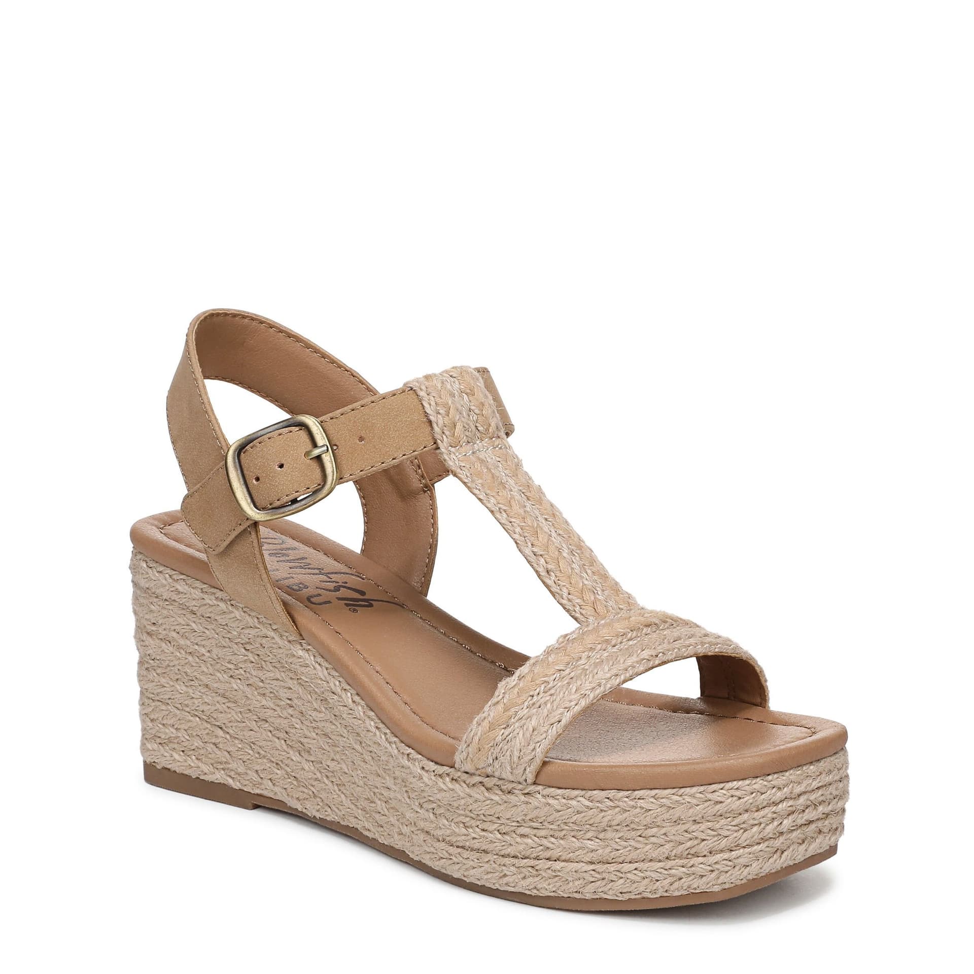 Blowfish Malibu Blowfish Malibu Beige Strappy Wedge Sandals