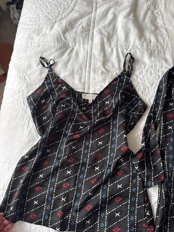 Never Fully Dressed Never Fully Dressed satin cami and wrap skirt size 10