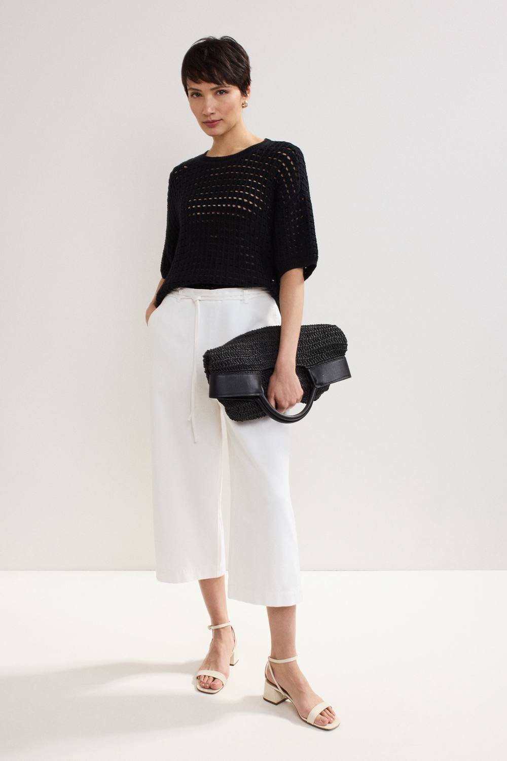 Phase Eight Phase Eight Women's Aubrielle Denim Culotte in White - 2