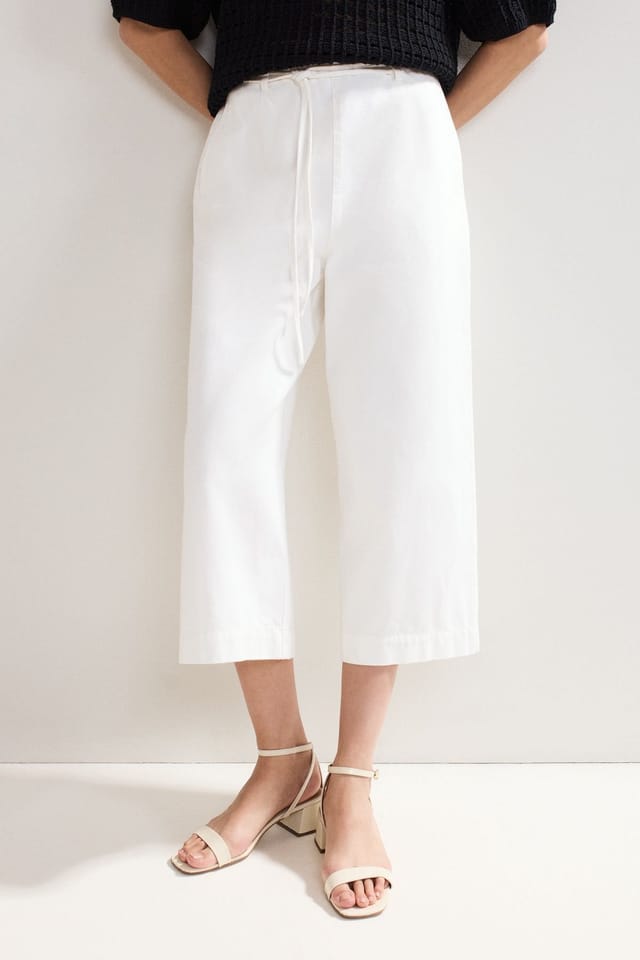 Phase Eight Phase Eight Women's Aubrielle Denim Culotte in White - 3