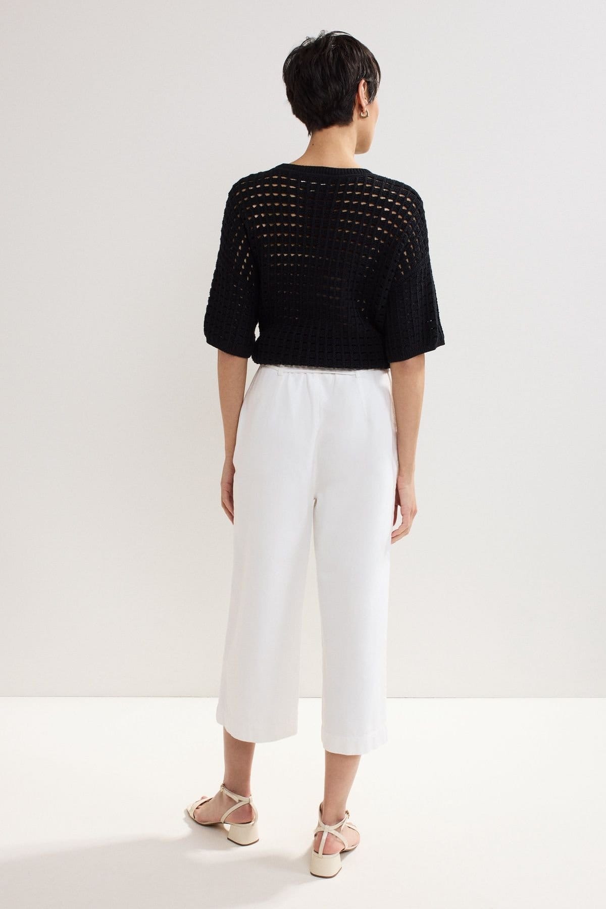 Phase Eight Phase Eight Women's Aubrielle Denim Culotte in White - 4
