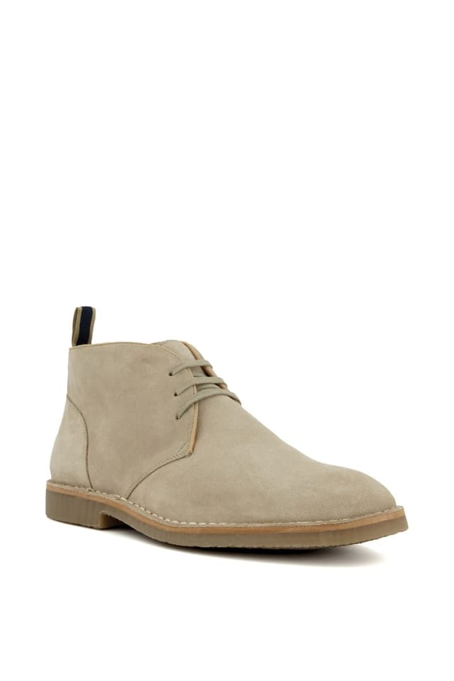 Dune London Dune London Men's 'Cashed' Suede Chukka Boots in Natural - 2