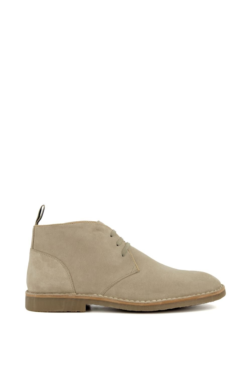 Dune London Dune London Men's 'Cashed' Suede Chukka Boots in Natural - 3