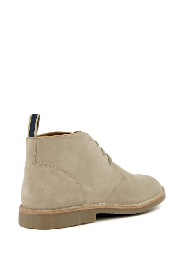 Dune London Dune London Men's 'Cashed' Suede Chukka Boots in Natural - 3