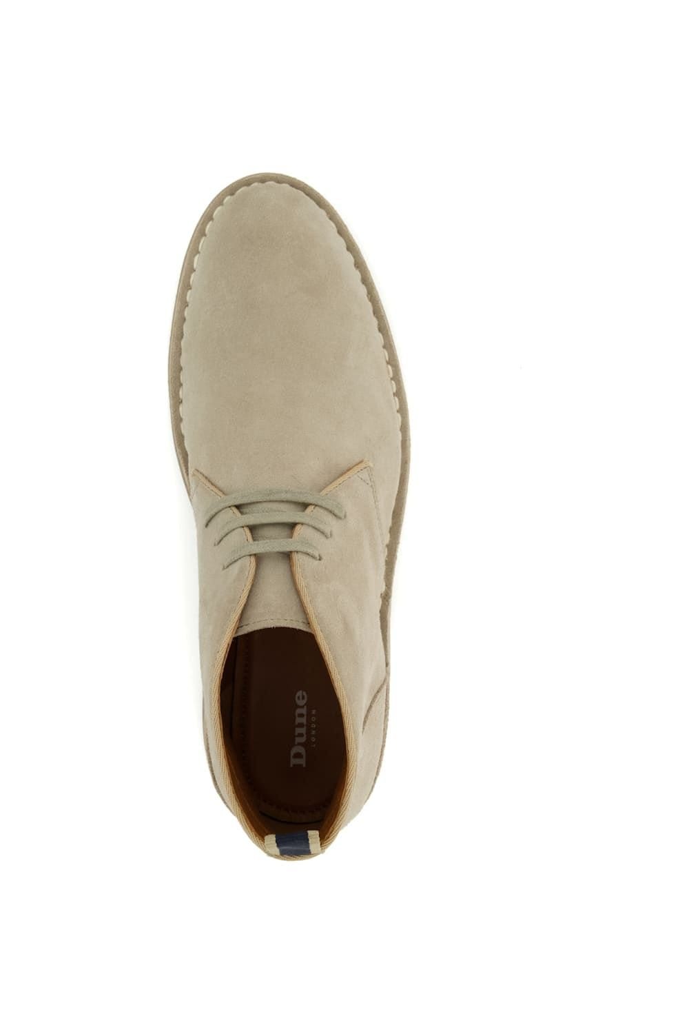 Dune London Dune London Men's 'Cashed' Suede Chukka Boots in Natural - 4